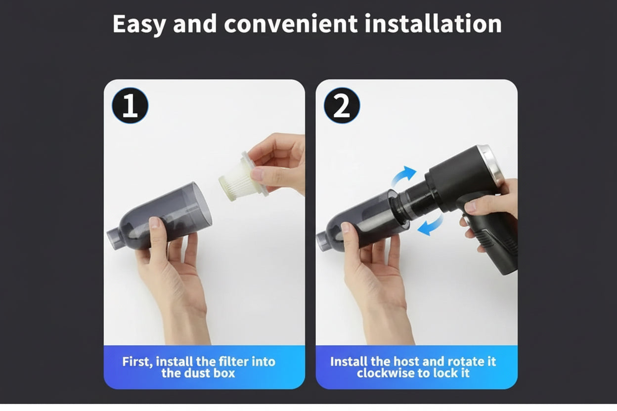 Portable Handheld Vacuum Cleaner for Home and Cars